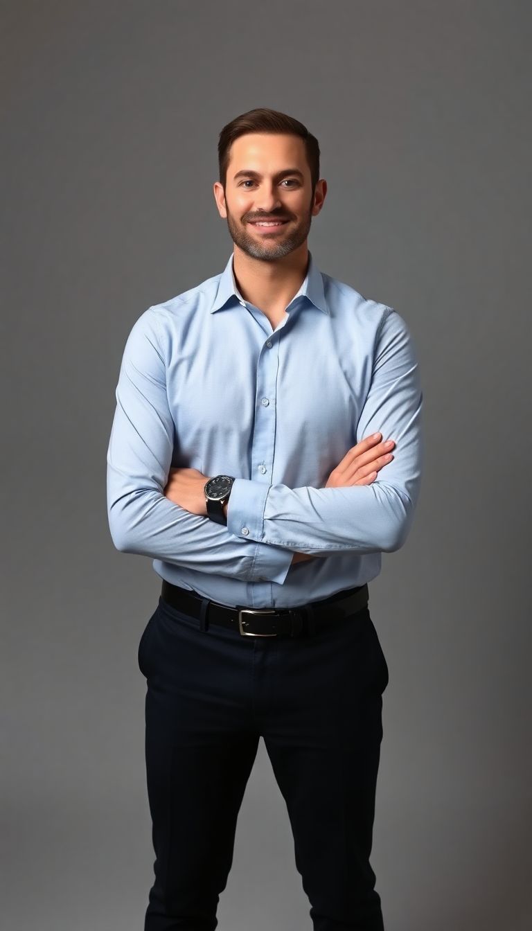 A professional man medium headshot i...