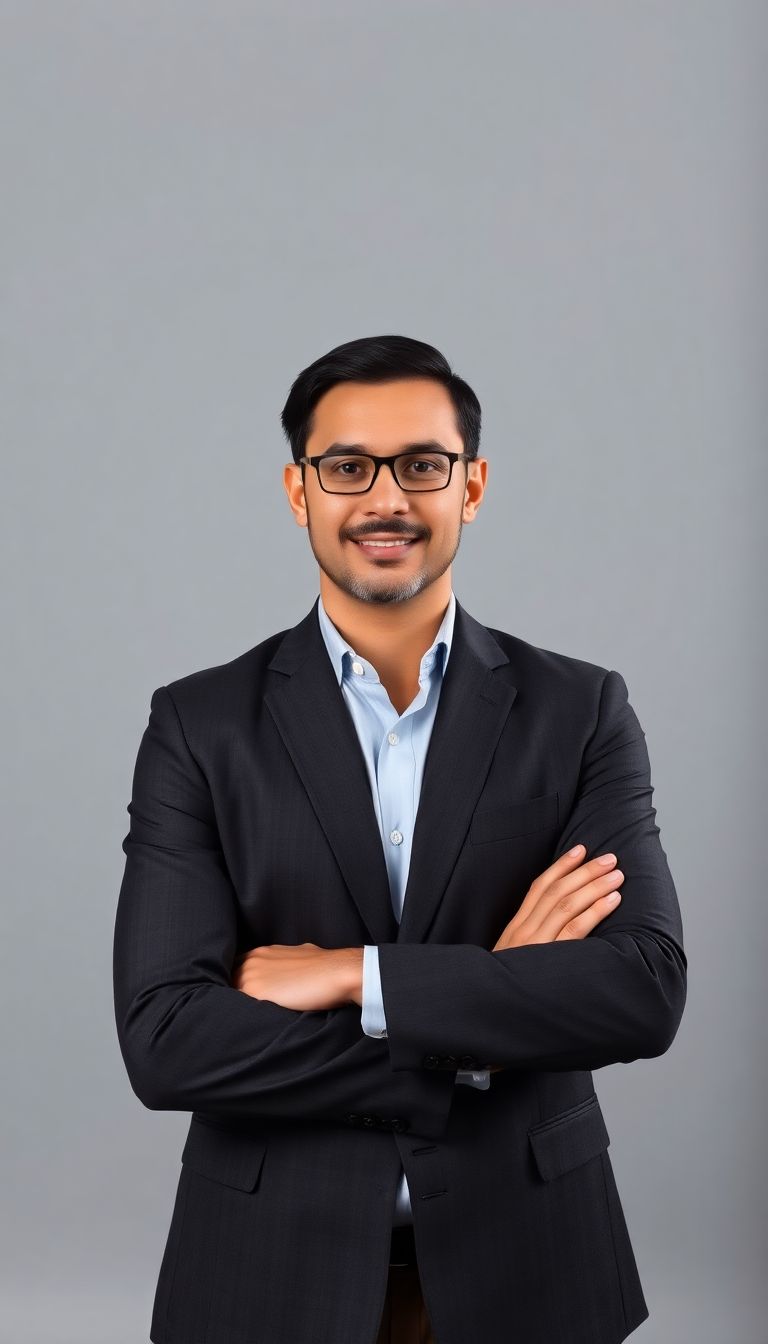 A professional man medium headshot i...